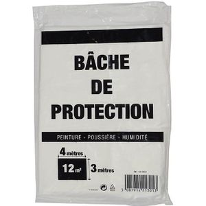 BACHE Bâche de protection - SAVY - 3x4m - 680 g/m² - 13 mm œillets