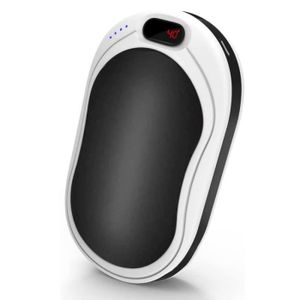 Lidasen Chauffe-mains rechargeable 10000 mAh Réutilisable Chauffe-poche  électrique Portable USB Thérapie par la chaleur Main Plus chaude Hiver  Cadeau