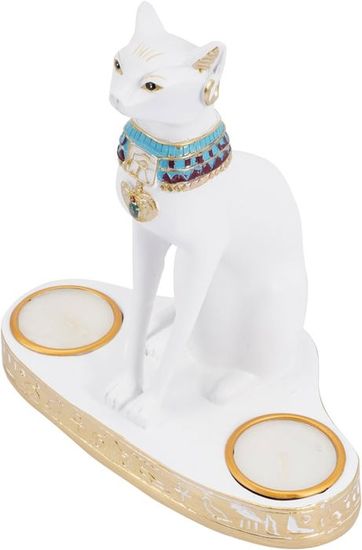 Ornement de chat symbolisant la chance oscillante automatique animé pour décor