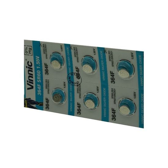Pack de 10 piles Vinnic pour MAXELL PX675A | Leroy Merlin