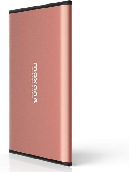 Disque Dur Externe Portable 2 To – USB 3.0, Aluminium – Pour PC, Mac, TV