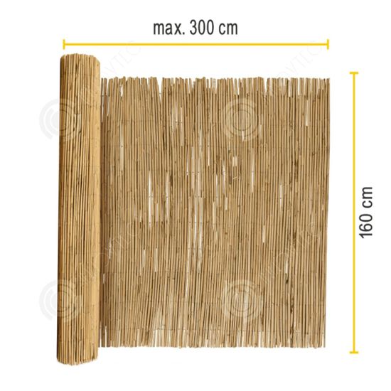 Brise-vue En Roseau Naturel – Rouleau De 30cm à 180cm De Hauteur, Pour Terrasse Et Jardin - 7