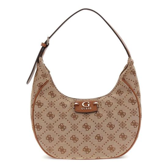 Sac à Main GUESS By Marciano Hobo Porté épaule - Couleur Milk - Tissu/Toile - Neuf Avec étiquette