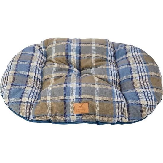 Housse de coussin en lin mélangé - Vert grisé/rayé - Home All | H&M FR