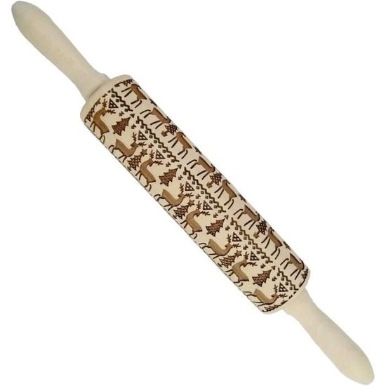 Rouleau à pâtisserie en bois artisanal Rouleau à pâtisserie en bois artisanal