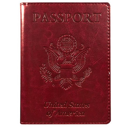 Housse à Passeport Smythson Bond Street - Cuir Rose Fuchsia Doublure Verte