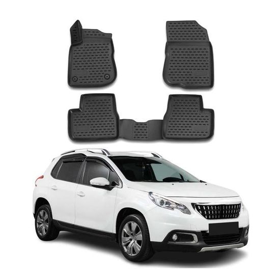 Tapis de Sol pour Peugeot Partner 1996-2009 OMAC 3D Noir Caoutchouc - Auto Tapis de Sol pour Peugeot Partner 1996-2009 OMAC 3D Noir Caoutchouc - Auto