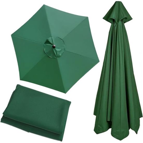 Toile De Rechange Pour Parasol, Auvent De Rechange Pour Parasol De Jardin Exterieur Imperméable