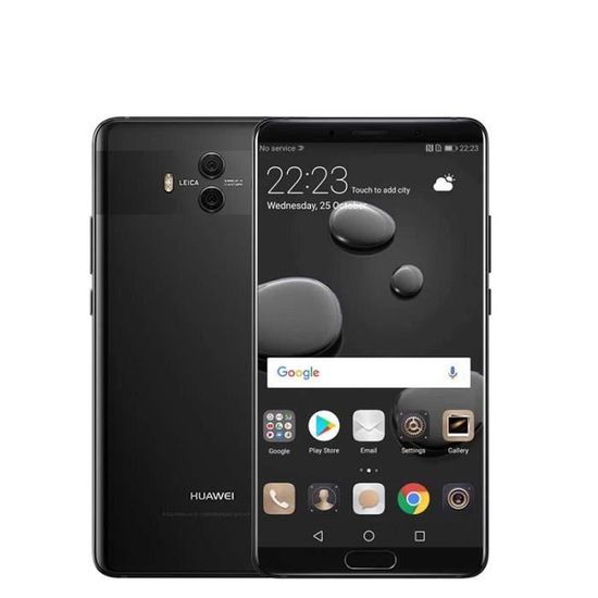 Téléphone mobile - HUAWEI - Mate 10 - 5.9 po - 64 Go - Noir - Double caméra