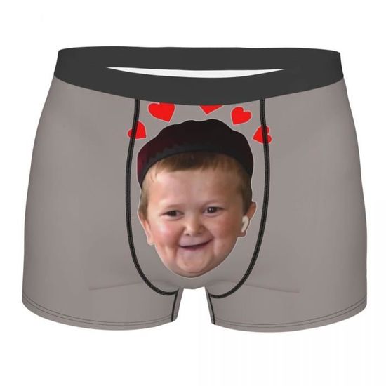 Boxer Homme Noël - Caleçon Coton Imprimé Humour Moche, Motifs Drôles (Père Noël, Renne, Bonhomme De Neige) - Cadeau Gag Pour Noël