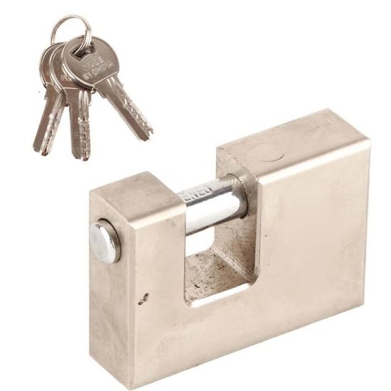 Cadenas à Arc Long CABLEPELADO - Laiton Et Acier, 20mm, 2 Clés Incluses