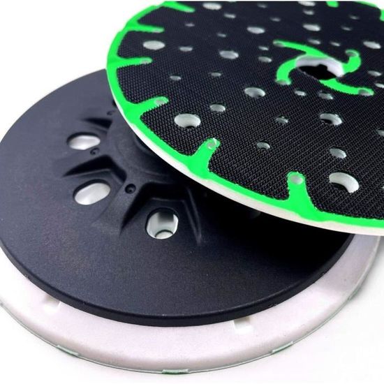 Plateau Medium Universel Plateau De Ponçage MENZER 150 Mm à Perforations Multiples - Dureté Medium - Pour Ponceuse ETS 150 Plateau Ponceuse Festool 150