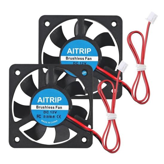 Lot De 5 Mini Ventilateurs D'imprimante 3D 12 V DC Silencieux 30 X 30 X