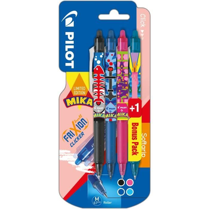 Stylo FriXion Ball Pilot 0.7mm Rose, Pas Cher