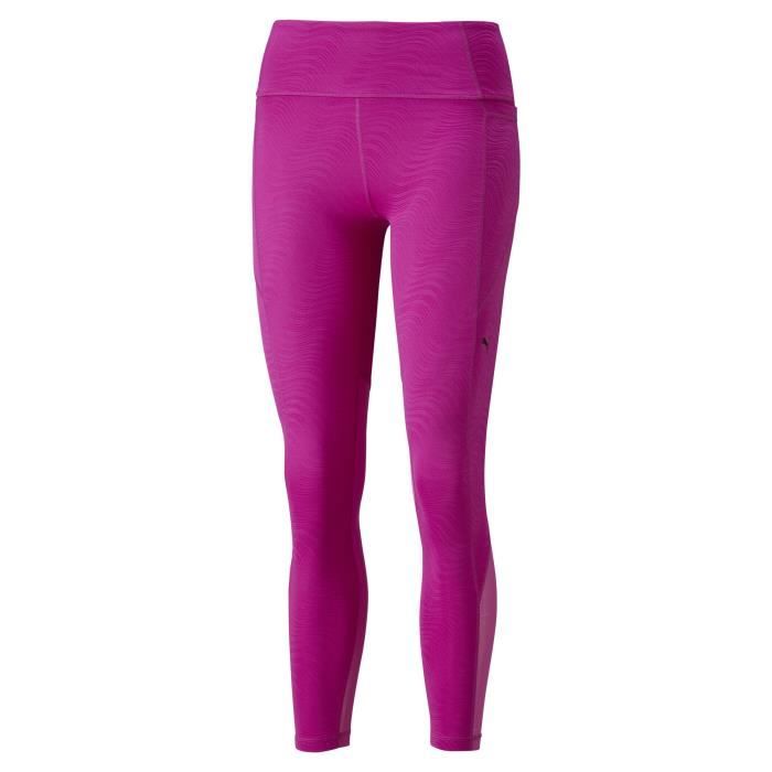 PUMA - Legging sport Flawless - Effet seconde peau - taille haute - 2 poches - technologie DRYCELL évacuation humidité - rose - femm