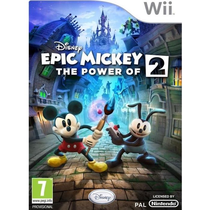 ② Lot de 2 jeux Disney pour Nintendo Wii — Jeux