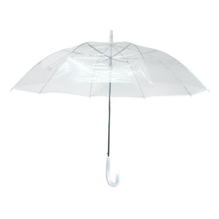 KINSTON Parapluie Canne - Automatique - Transparent