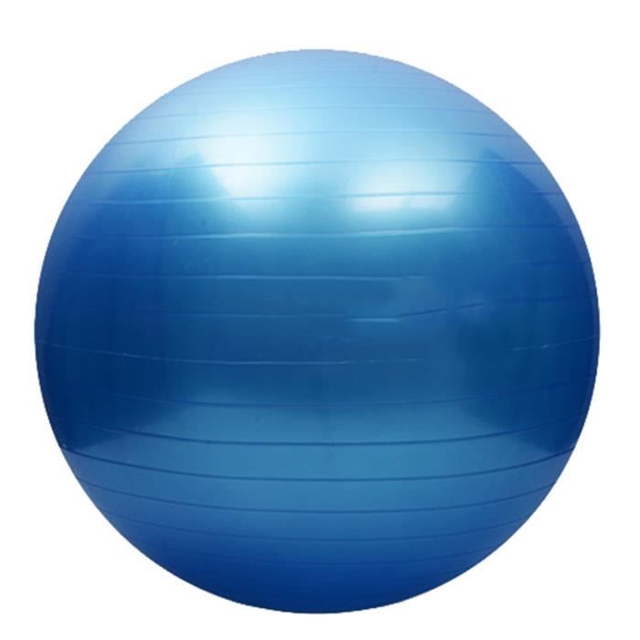 75 cm exercice fitness gym Smooth fitness ball épaississement yoga bleu