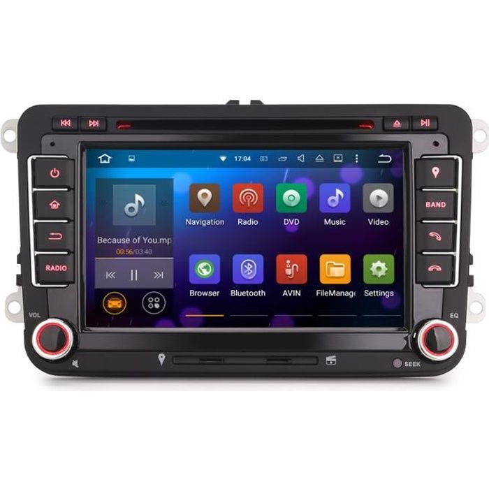 Autoradio GPS Volkswagen Android Eos,Golf 5 & 6, Caddy, Scirocco, Polo, Tiguan