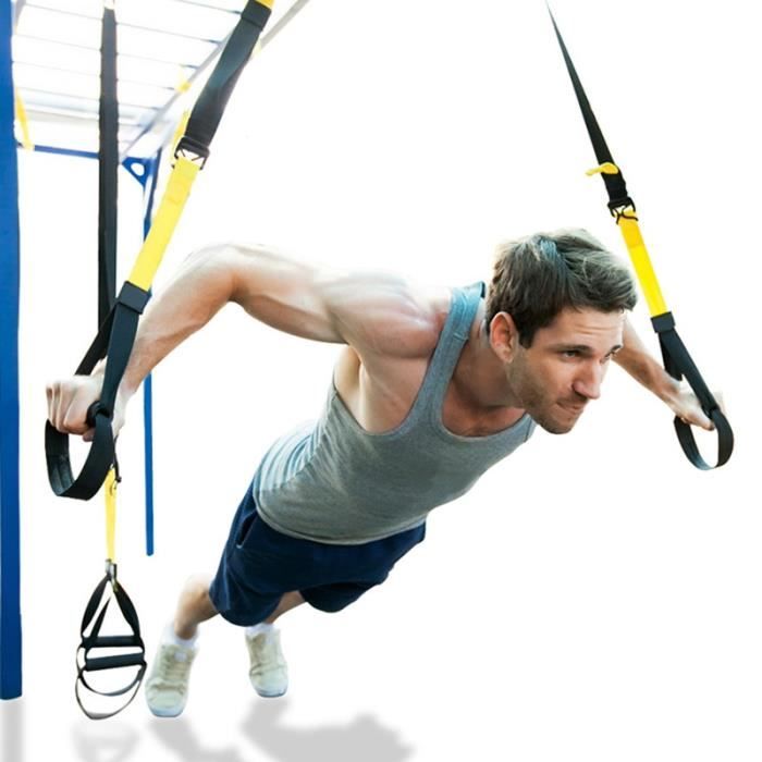 P3-1 Yellow-Ceinture de résistance à Suspension pour Fitness, équipement de gymnastique et de Yoga