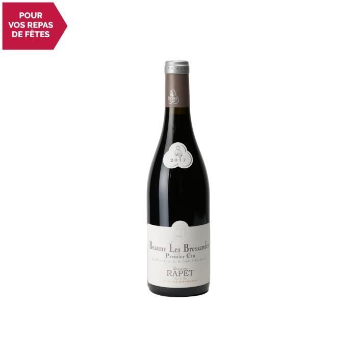 Beaune 1er Cru Les Bressandes Rouge 2017 - 75cl - Domaine Rapet Père et Fils - Vin AOC Rouge de Bourgogne - Cépage Pinot Noir