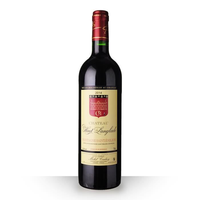 Château Haut Langlade 2014 Rouge 75cl AOC Montagne Saint-Emilion - Vin Rouge