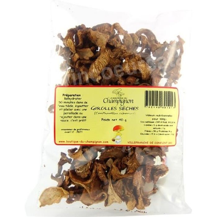 La Boutique du Champignon - Girolles Sèches