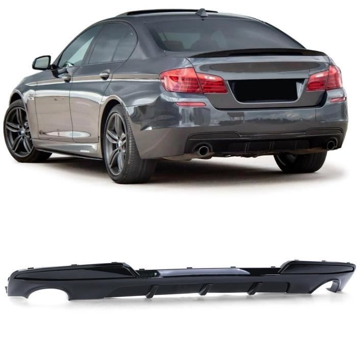 DIFFUSEUR ARRIERE NOIR BRILLANT PACK M PERFORMANCE 535D 535i POUR BMW SERIE 5 F10 ET F11