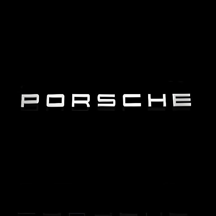 Logo Porsche Original Sticker Coffre Voiture Emblème Badge Insigne Autocollant Pour Porsche