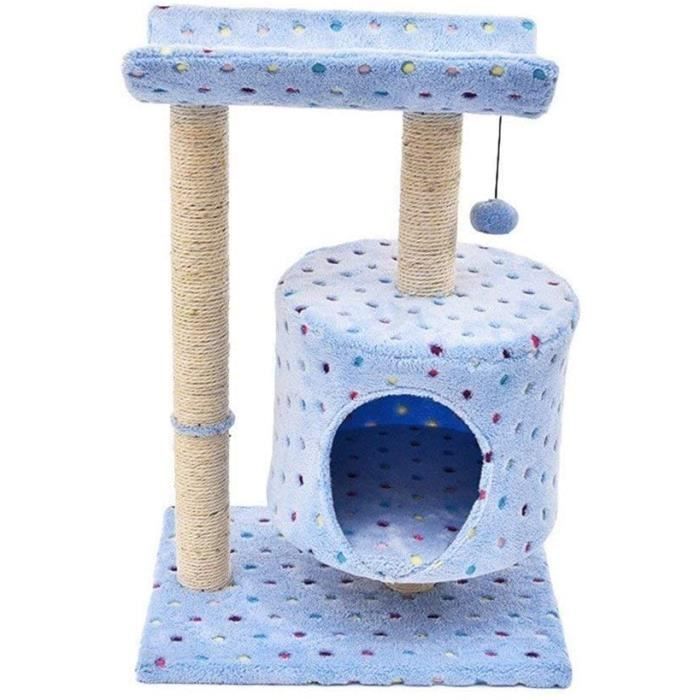 Cxjff Arbre à Chat à gratter Centre d'activité A Corde en sisal Naturel Cathead Cat Toy Cat Tree Cat Toys, Pet Supplies 159738