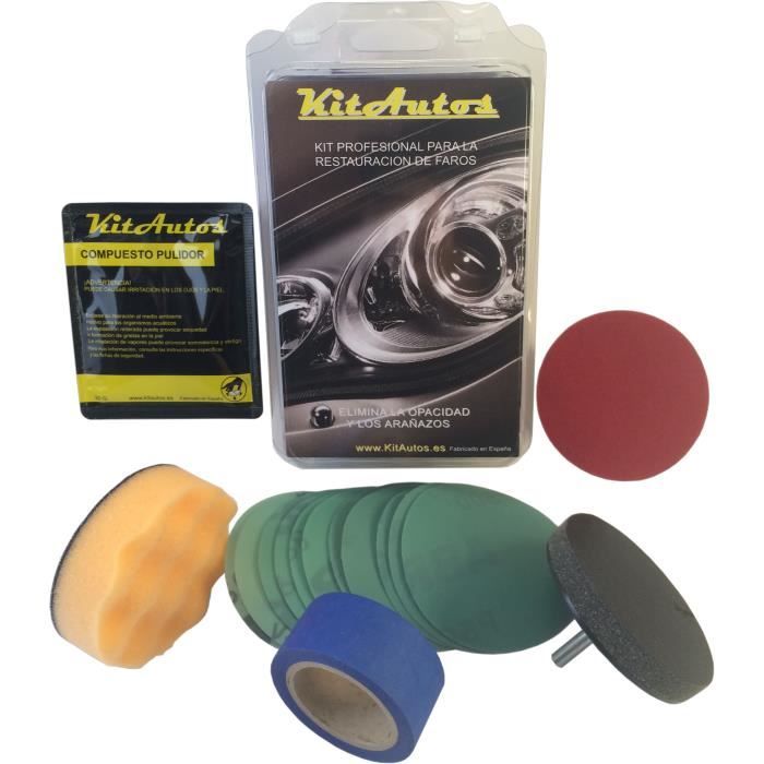 KIT DE RESTAURATION DES PHARES DE MATÉRIEL PLASTIQ
