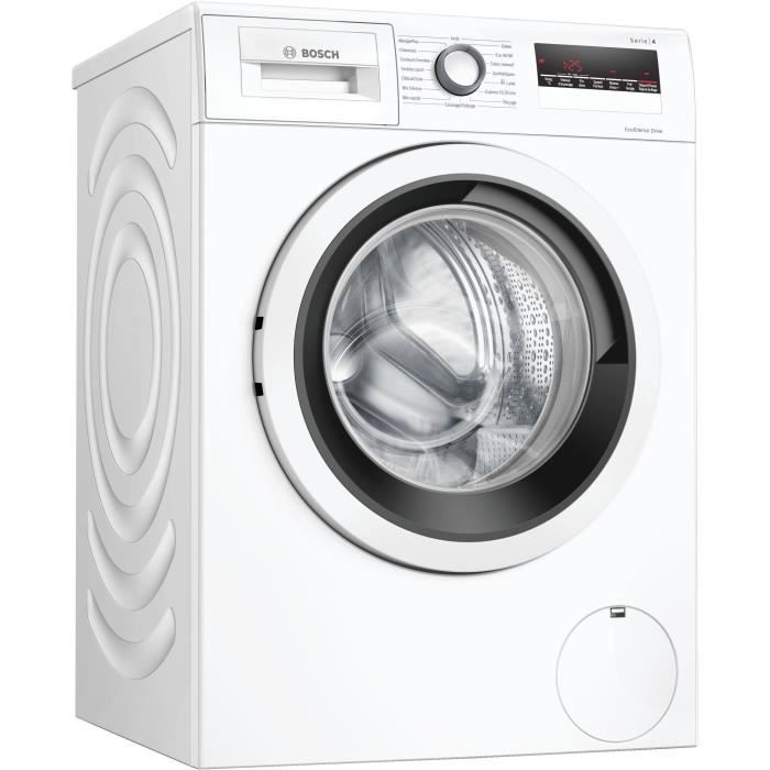 Lave-linge hublot BOSCH WAN28238FF SER4 - 8 kg - L60cm - Induction - 1400 trs/min - Blanc