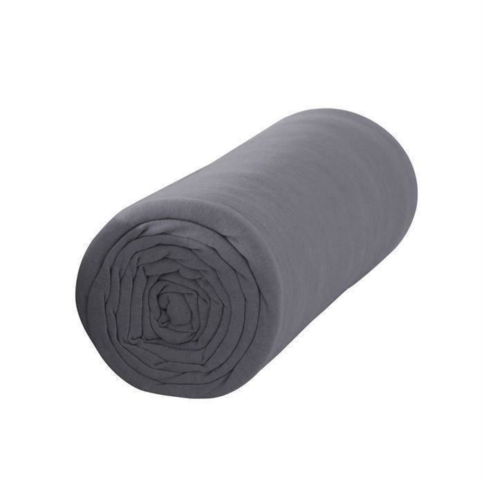 TODAY Drap housse 100% coton - 90 x 190 cm - Canon de fusil (Lot de 3)