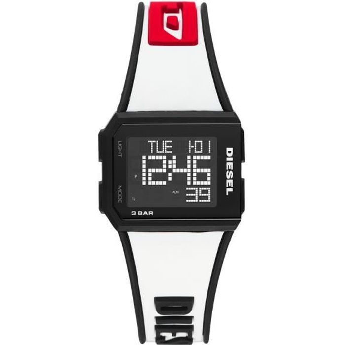 Montre Homme DIESEL en Silicone Blanc