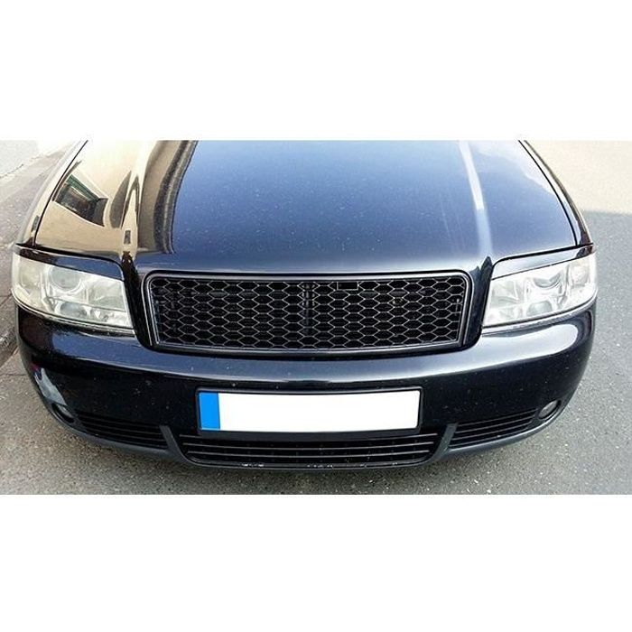 Pour Audi A6 C5 4B Calandre Grille Noir Mat Nid D'abeille Sans Sigle 2001-2005