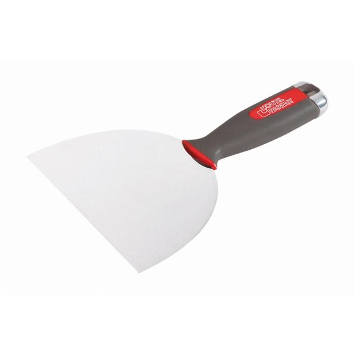 Couteau plaquiste américain inox soft - embout aluminium 15 cm