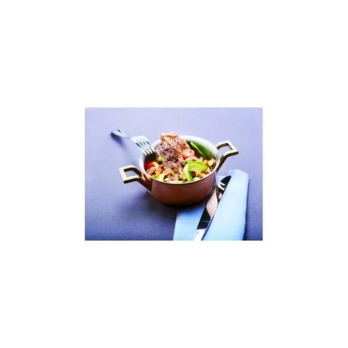 MINI-MARMITE CUIVRE/INOX ELEGANCE 90/120MM (90mm)