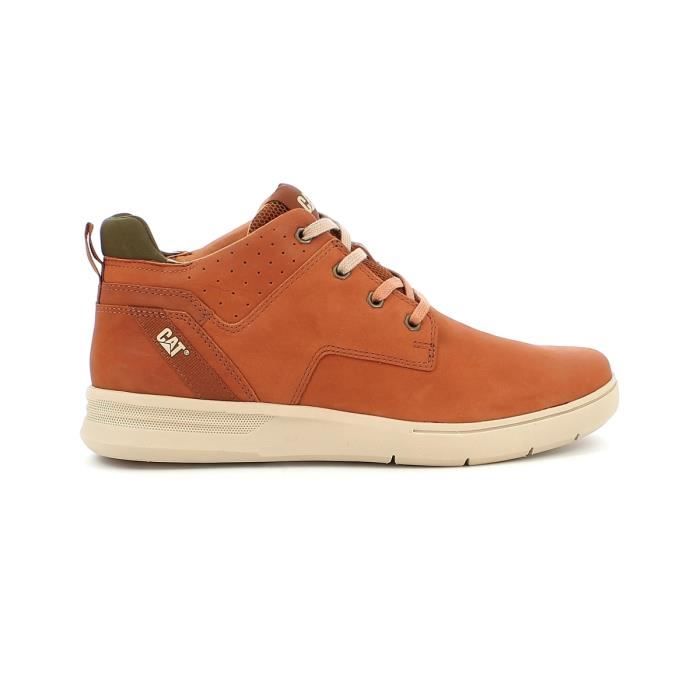 Caterpillar Bottillon Cuir Homme Marron