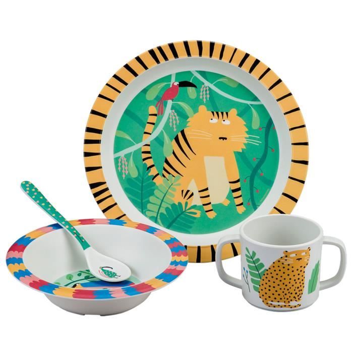 Coffret Cadeau 4 Pièces A Table Dans la jungle Arty frog