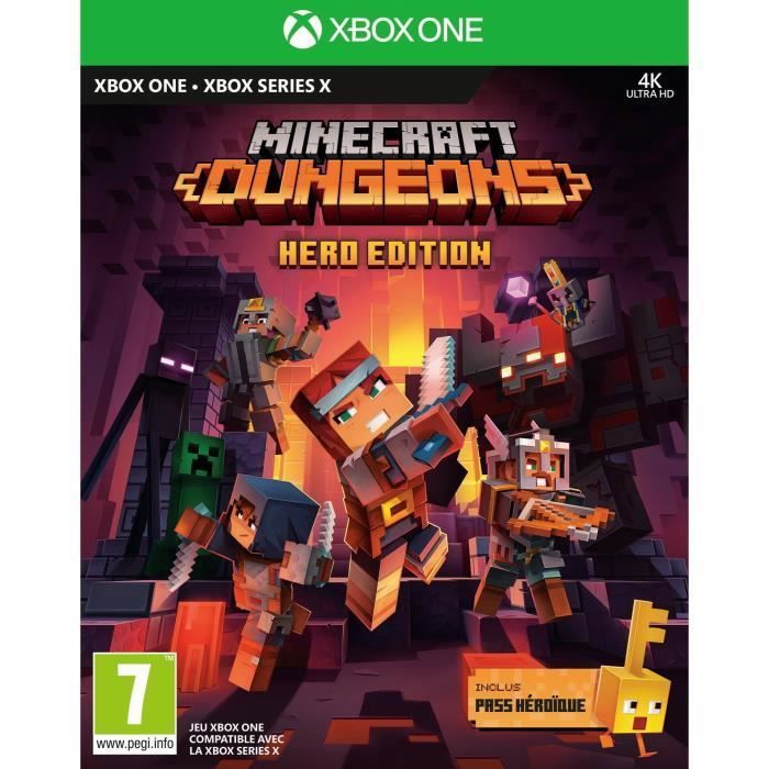 Minecraft Dungeons « Hero Edition » - Jeu Xbox One