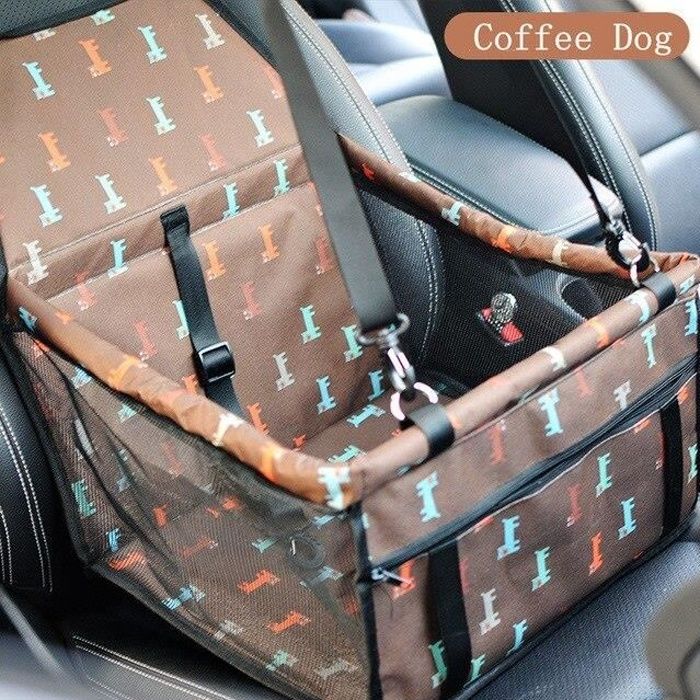 Tongcart Pet Chien Transporteur Voiture-transport Voiture Siège Pad Coffre-fort Porter Maison Chat Chiot Sac Voiture Voyage Panier