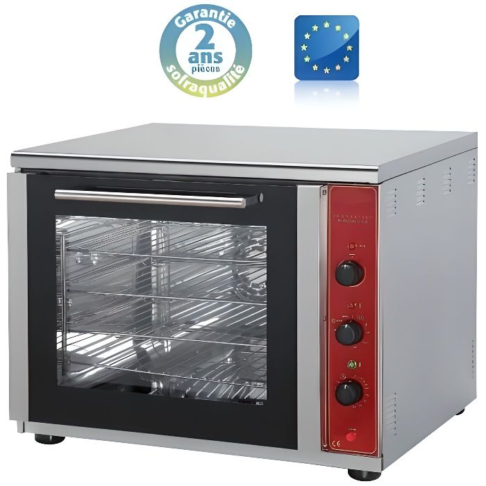 Four ventilé professionnel - Convection + Grill Salamandre - 50 Litres - Sofraca 4 GN2/3