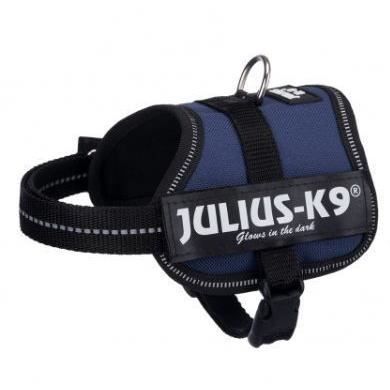 JULIUS K9 Harnais Power Baby 2–XS–S : 33–45 cm - 18 mm - Indigo - Pour chien