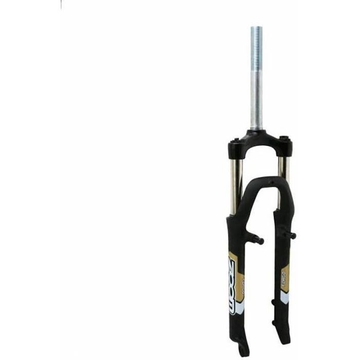 Fourche vtt 26 - zoom forgo 565 alu ressort reglable noir mat deb. 80mm pivot filete 1--22.2 interieur