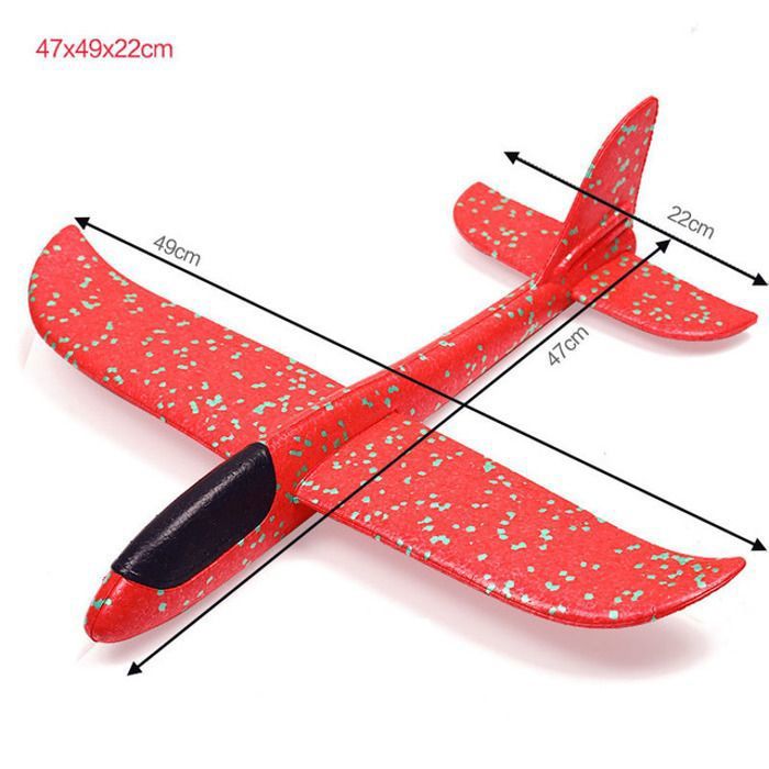 IBASETOY 24 pièces modèle d'avion mousse manuel jet vol planeur avion jouet fournitures pour