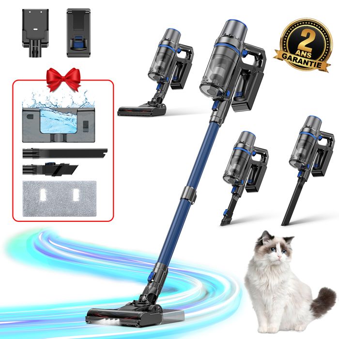 Linkifly A10 Aspirateur Balai sans Fil avec Fonction Nettoyage