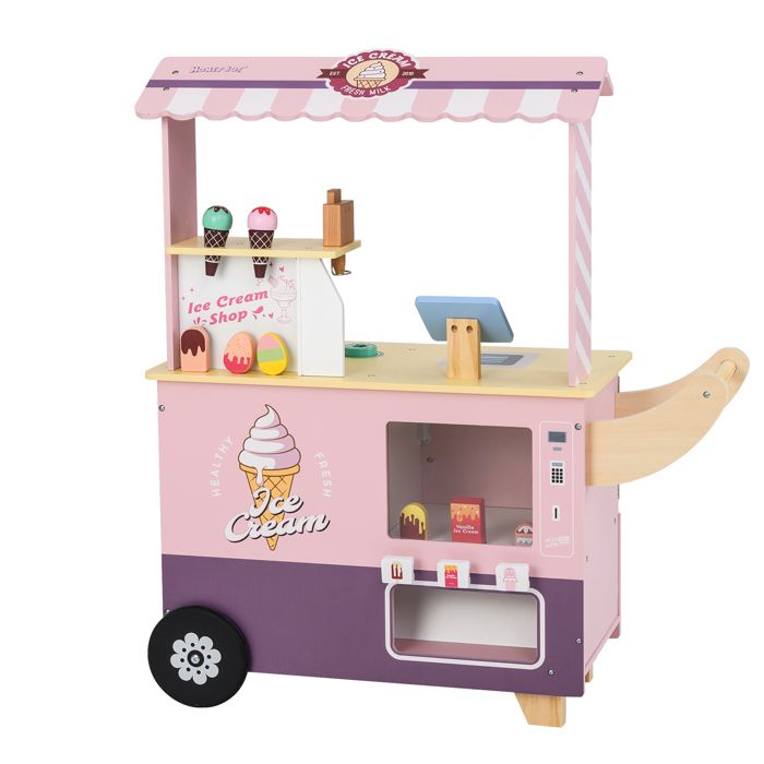 Chariot à Jouet Pour Sable - Transport Et Rangement Jouets De Plage - Pour Enfants - Rose