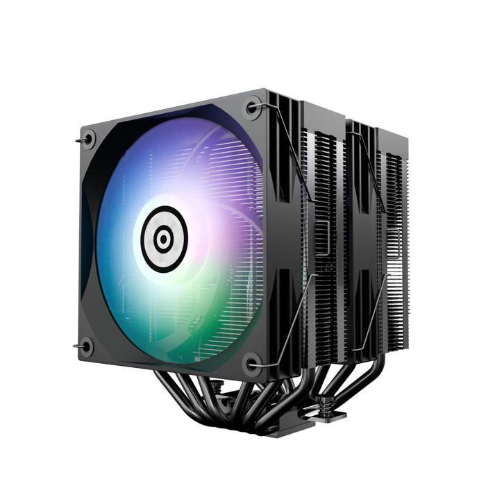 Enermax Ventilateur de processeur - Enermax - ETS-TD60D-ARGB - Double tour - 250 W TDP - 2 ventilateurs PWM