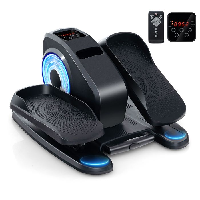 Vélo Elliptique pour Bureau COSTWAY-Ecran LCD-Télécommande Infrarouge-Modes Automatique/Manuel-Bidir