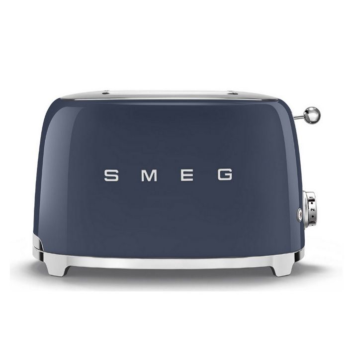 Smeg TSF01NBEU Grille-pain 2 fentes 950 W Navy Blue — Style Années 50